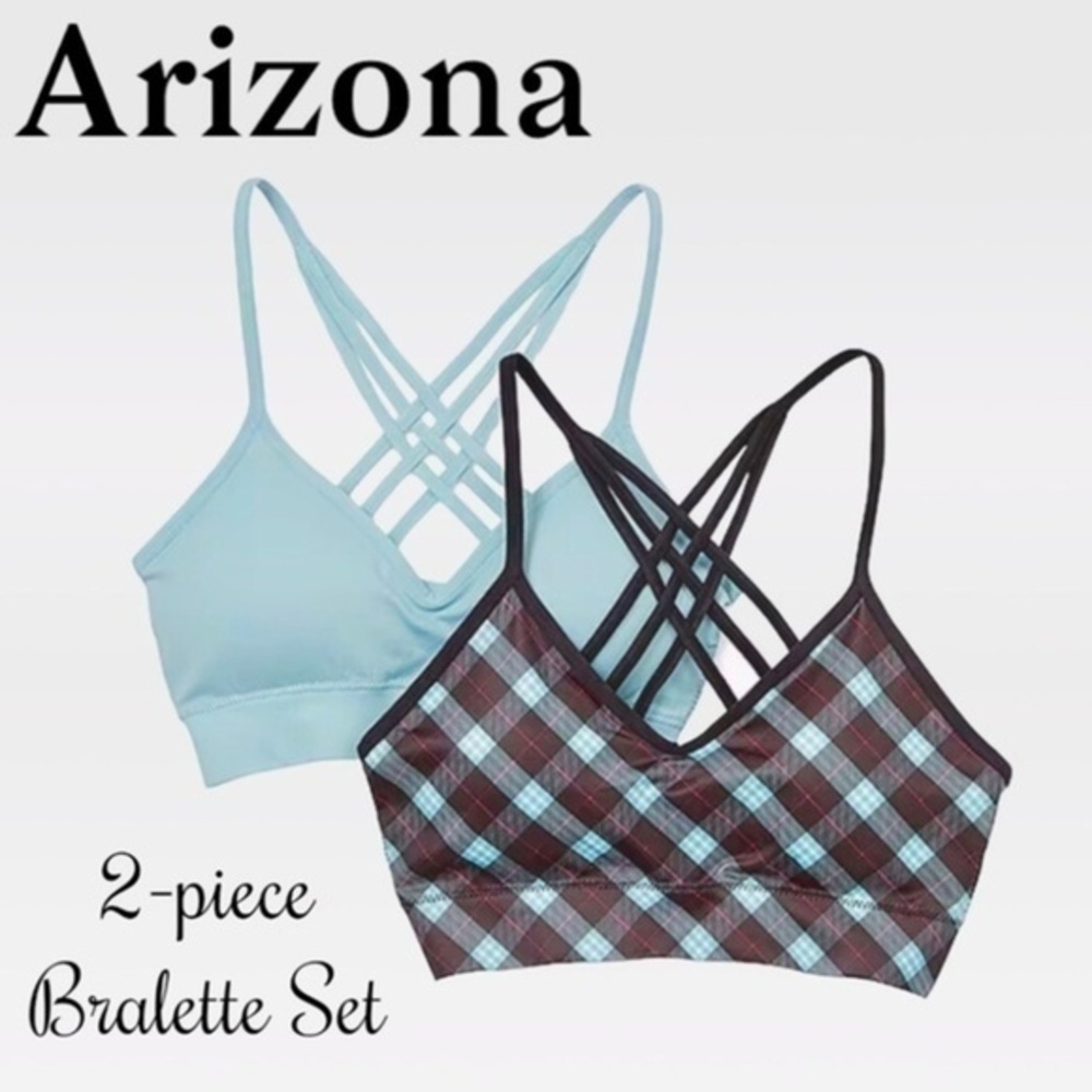 ARIZONA Body Seamless Multi Strap 2-pc. Bralette Set